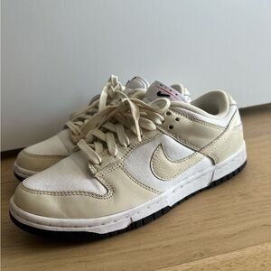 Nike Dunk Low in White and Coconut Milk